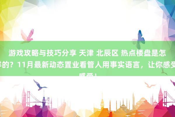 游戏攻略与技巧分享 天津 北辰区 热点楼盘是怎样的？11月最新动态置业看管人用事实语言，让你感受！