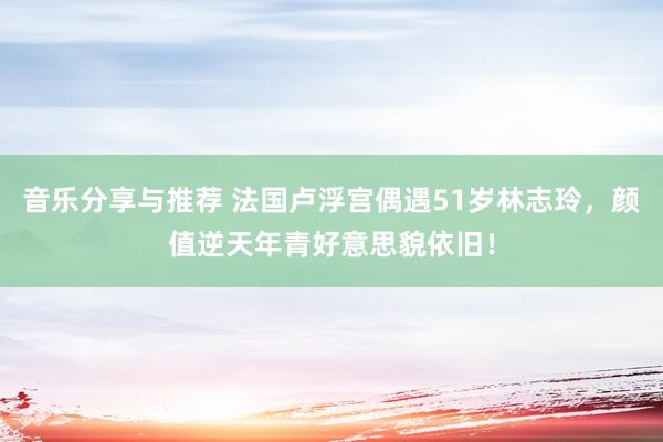 音乐分享与推荐 法国卢浮宫偶遇51岁林志玲，颜值逆天年青好意思貌依旧！