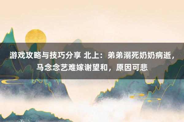 游戏攻略与技巧分享 北上：弟弟溺死奶奶病逝，马念念艺难嫁谢望和，原因可悲